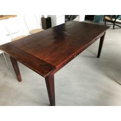 Eetkamer tafel teakhout