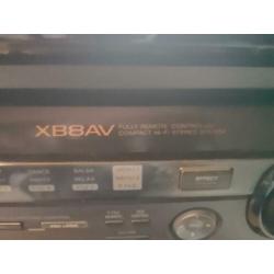 Sony XB8AV stereo toren + Sony SS-XB8AV speakers