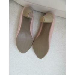 NIEUW!! schoenen pumps GRACELAND roze suède maat 37
