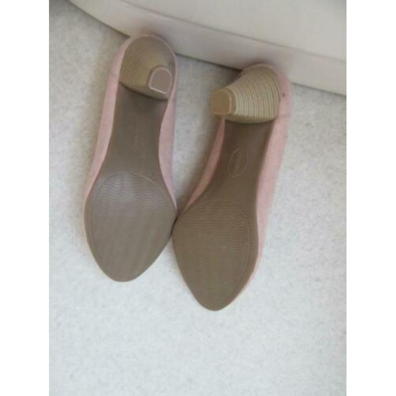 NIEUW!! schoenen pumps GRACELAND roze suède maat 37