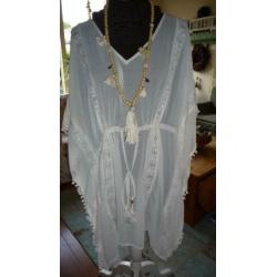wit voile tuniek maat 44 46