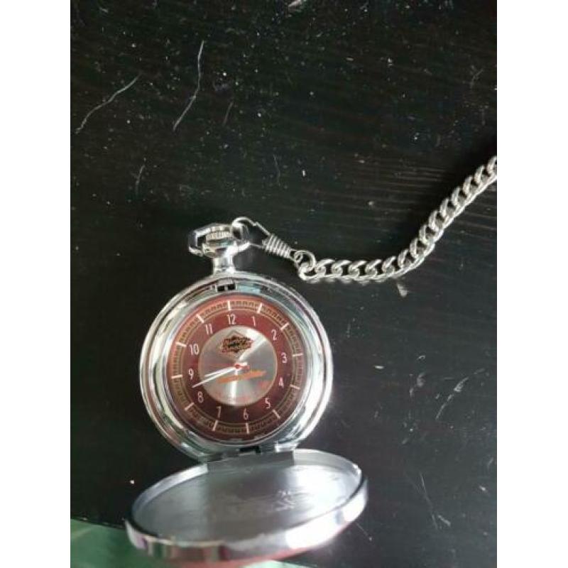 Harley davidson zak horloge met standaard