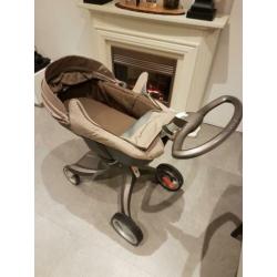 Stokke reiswieg/buggy met luiertas