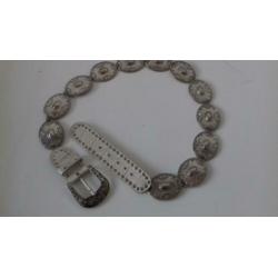 Originele NANNI wit croco riem maat 85 - 34 zware schakels
