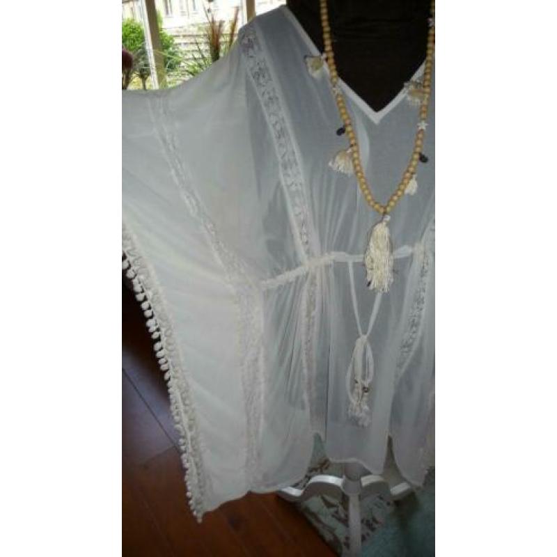 wit voile tuniek maat 44 46