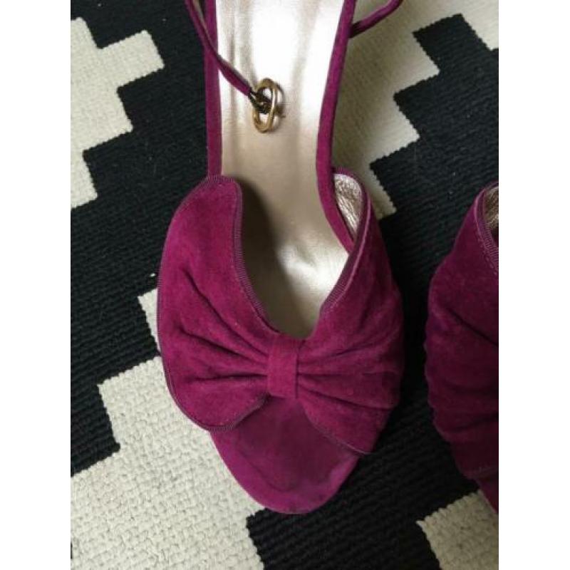 Fuchsia dames Sex and the City pumps maat 39