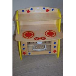 houten Keukentje met pannetjes