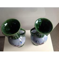 Vaas set vazen florence jugendstil amphora art nouveau