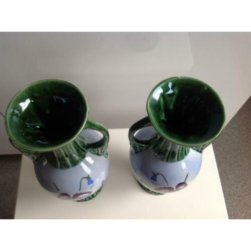 Vaas set vazen florence jugendstil amphora art nouveau