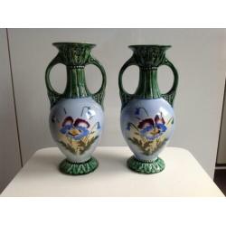 Vaas set vazen florence jugendstil amphora art nouveau