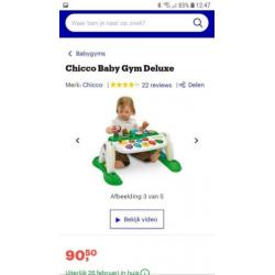 Chicco babygym/ activiteiten tafel