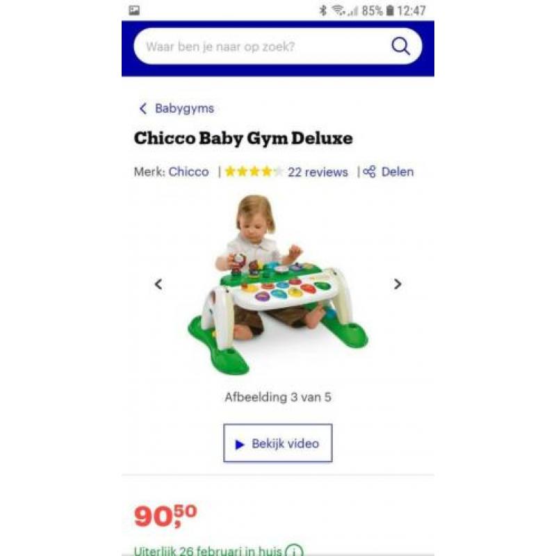 Chicco babygym/ activiteiten tafel