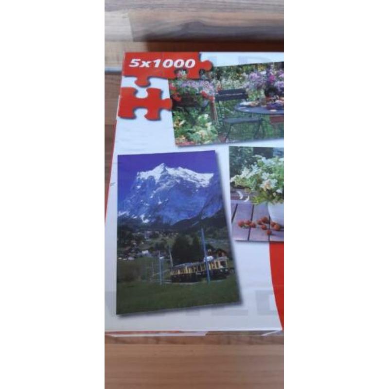 wild horse puzzels 5 x 1000