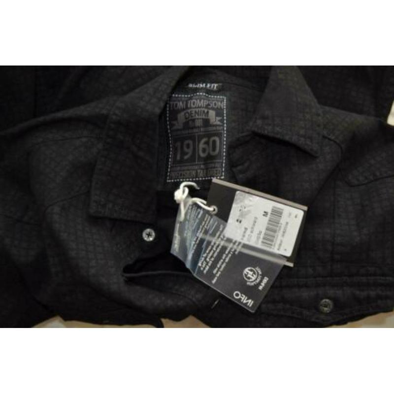 zwarte jeans blouse van tom tompson - M - nieuw. n58