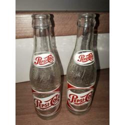 Zeer oude pepsi flesjes, 5 stuks