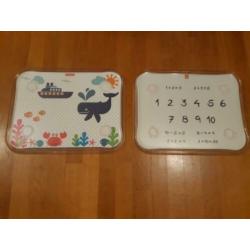 2 stokke tafelbladen inclusief 4 prints.