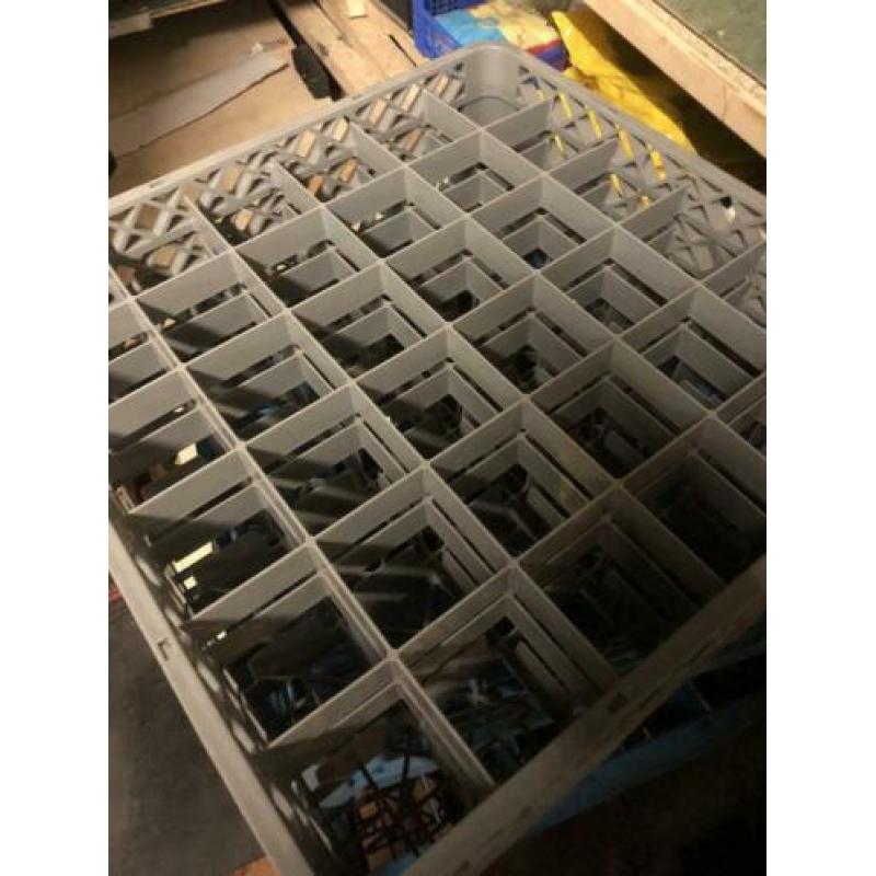 Glas kratten spoelkratten horeca