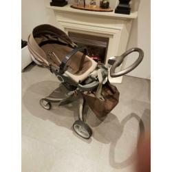 Stokke reiswieg/buggy met luiertas