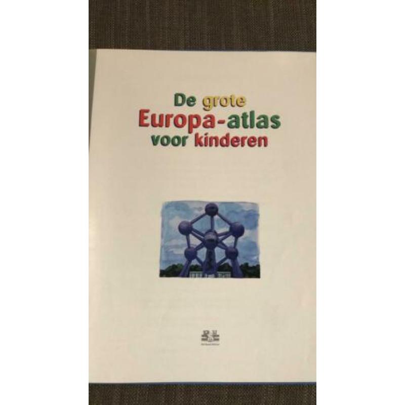 De grote Europa-atlas voor kinderen voor kinderen vanaf 7 jr
