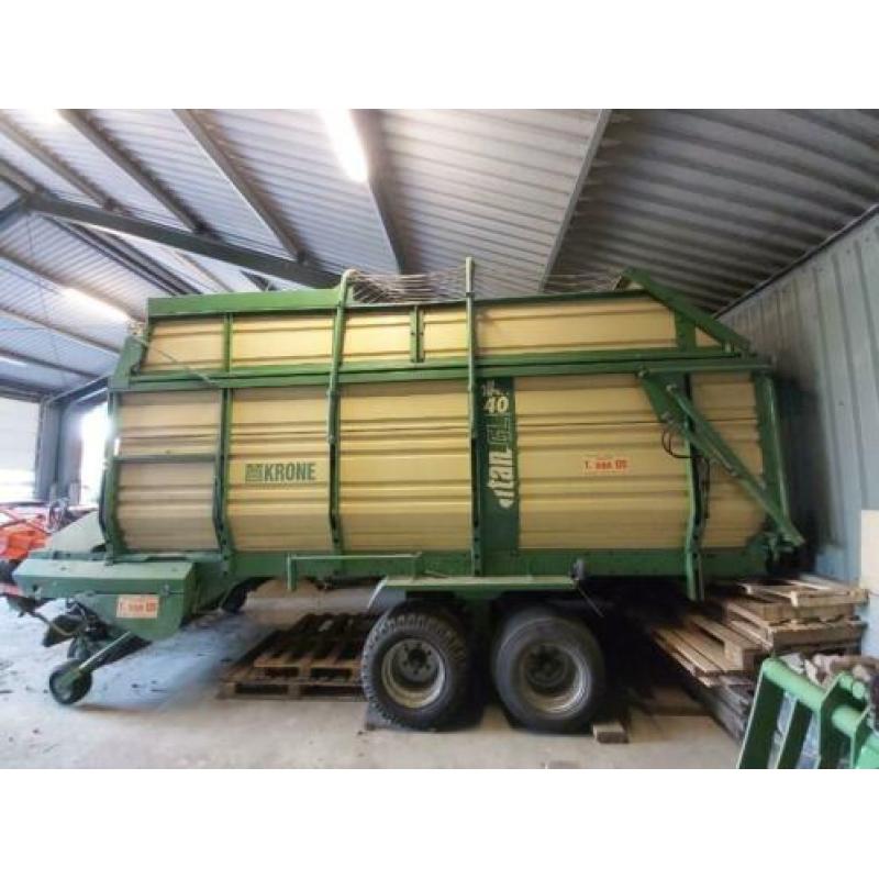 Krone Titan GL 6/40 opraapwagen Strautmann Schuitemaker