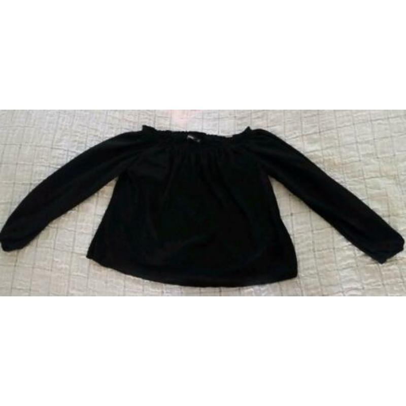 Bershka zwart blouse trui maat xs truien blousen feest