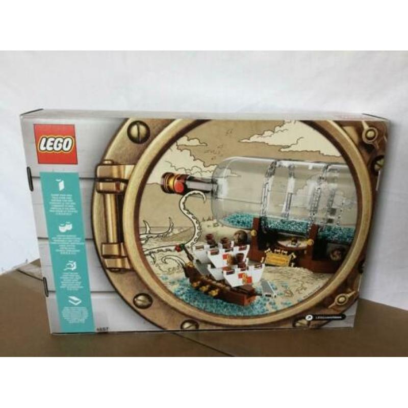 Lego Ideas 21313 Schip in een fles Nieuw en verzegeld.