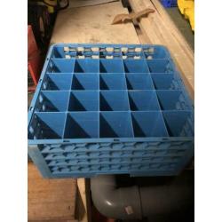 Glas kratten spoelkratten horeca