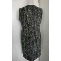 Addy van den Krommenacker jurk zijde gemeleerd mt XL 46/48