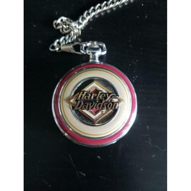 Harley davidson zak horloge met standaard