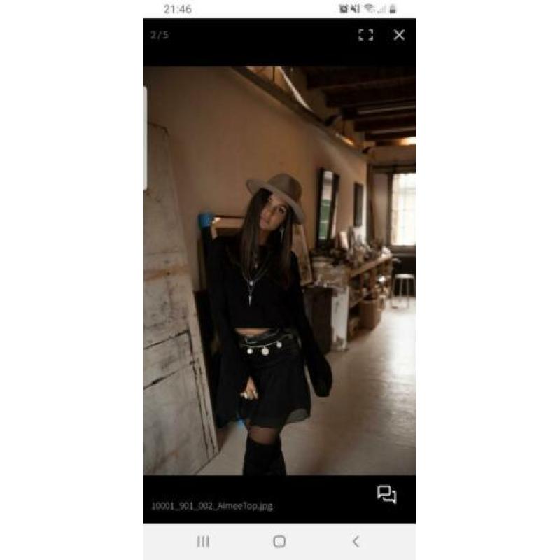 Moost Wanted Aimee top black S