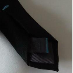 Suit Supply 100% zijde stropdas zwart