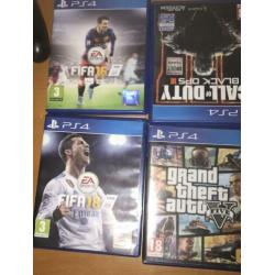 Ps4 met controller en spellen