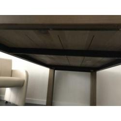 Mooie set! Eettafel en salontafel 90x180 en 70x140