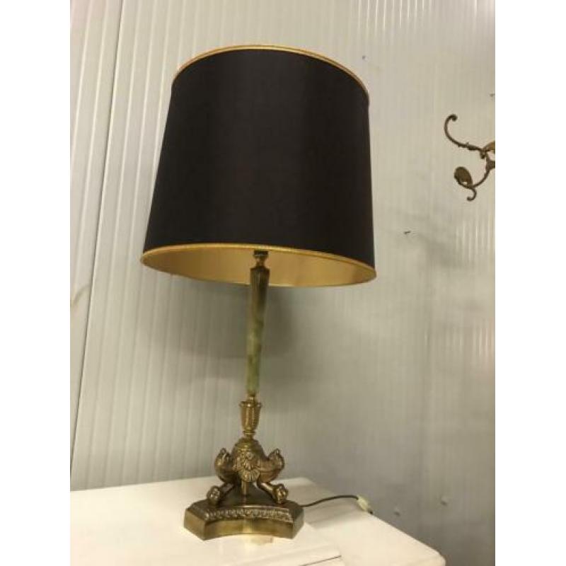 vintage hoge tafellamp / lampadaire