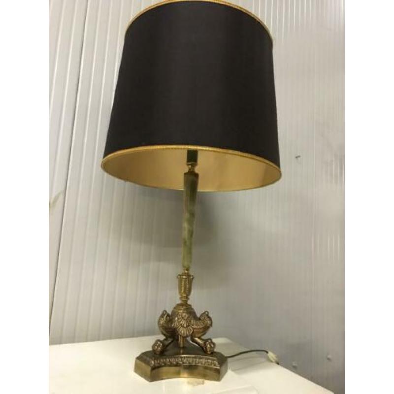 vintage hoge tafellamp / lampadaire