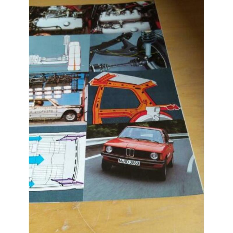 1976 mooie folder BMW 3 serie bmw e21 IZGST
