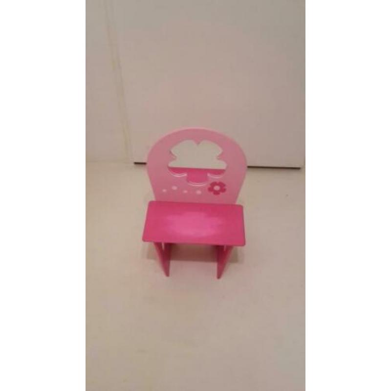 Niet gebruikt houten poppen (kap)tafel