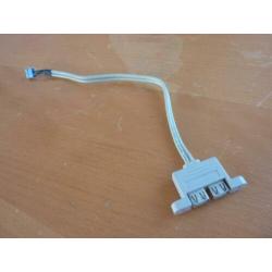 9 Pin Moederbord connector naar 2 poorten USB 2.0 ZGAN