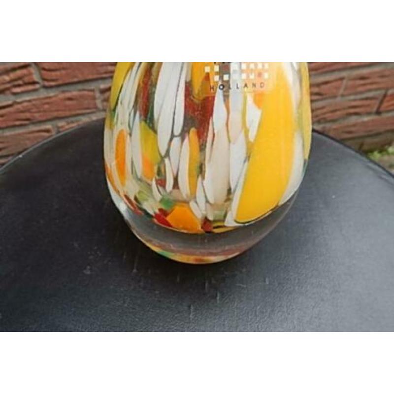 Oude Vaas Fidrio - vintage retro glas brocante Design