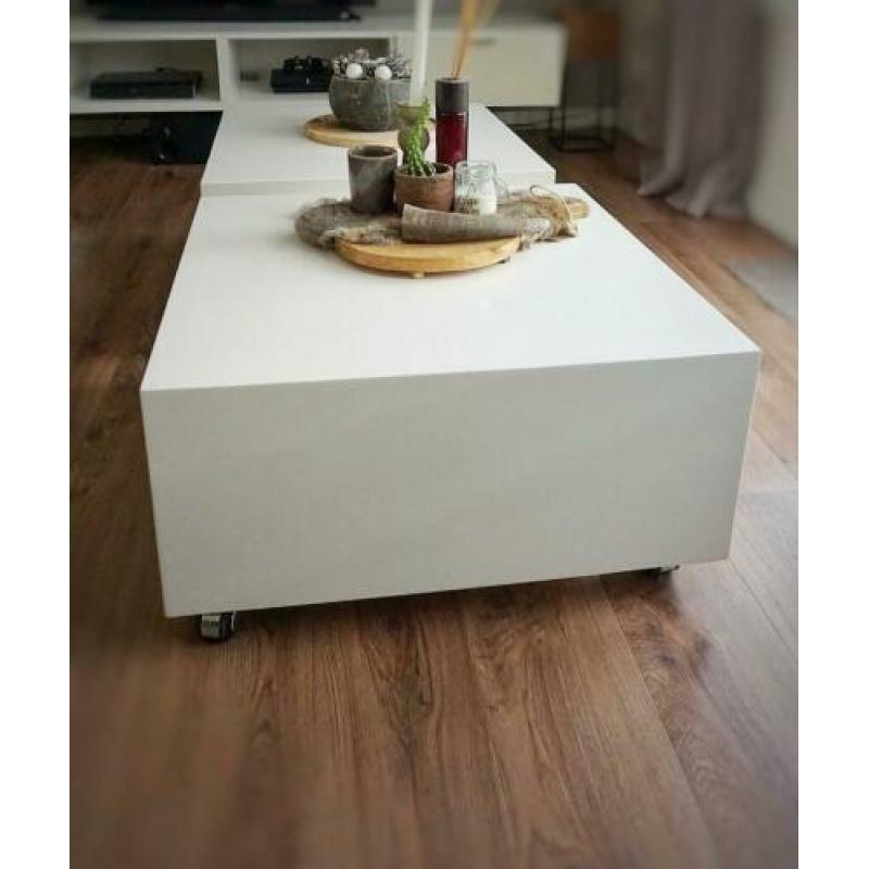 Complete meubelset wit Hoogglans zijdeglans