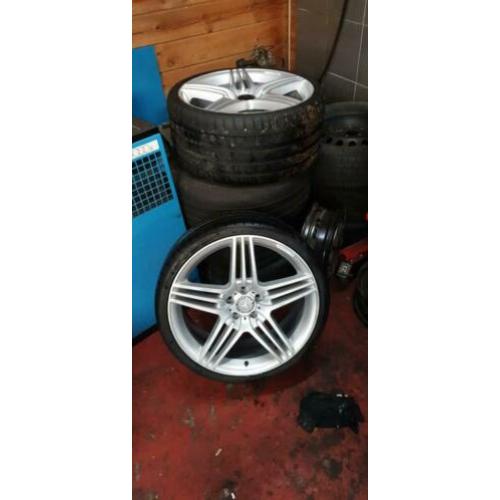 Te koop 20 inch AMG velgen breed set