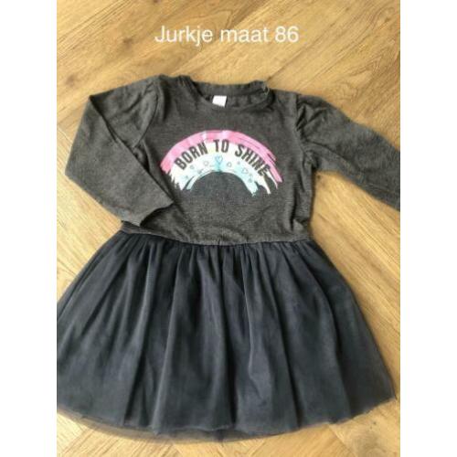 Jurkje jurk tuniek shirt kleding Meisjeskleding rok rokje 86