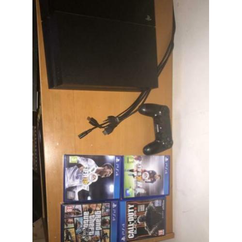 Ps4 met controller en spellen
