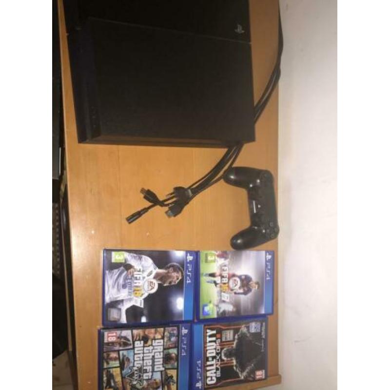 Ps4 met controller en spellen
