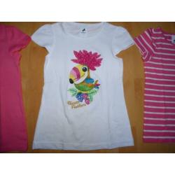 3 Leuke t-shirten van Palomino (C&A), maat 110 NIEUW!
