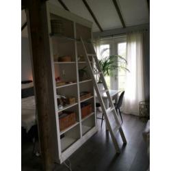 Library kast met trapje 1.28 x 2.20