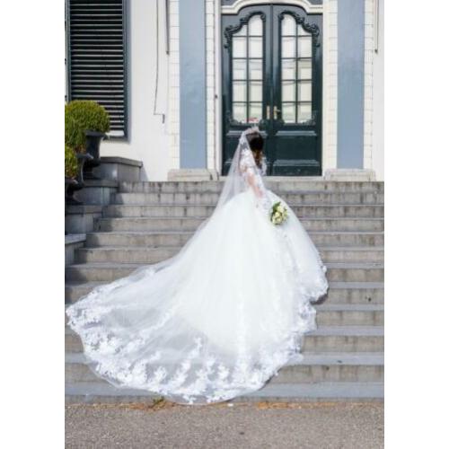 Alberto Axu Couture trouwjurk.