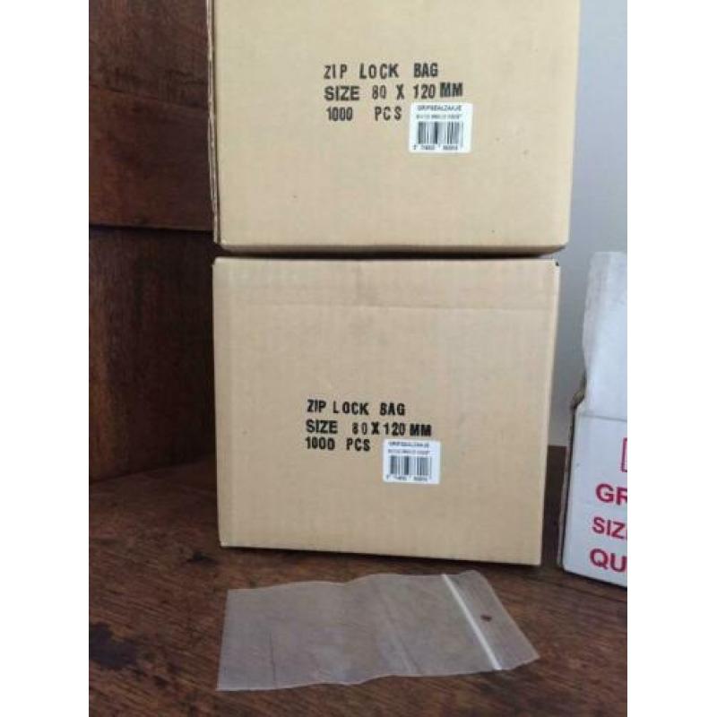 Gripzakjes 80x120mm - ruim 3000st