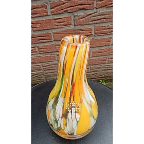 Oude Vaas Fidrio - vintage retro glas brocante Design