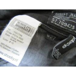 M16 NIEUW!! skinny jeans broek EKSEPT zwart W 27 = 36